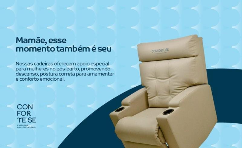 Poltronas para locação de pós cirúrgico em Blumenau elevam a qualidade do cuidado no pós-operatório